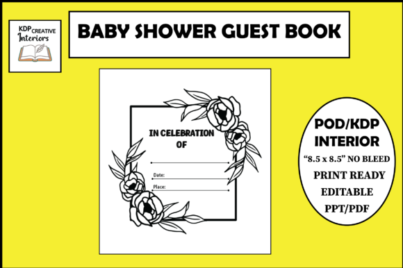 Baby Shower Guest Book KDP Interiors Design Guide