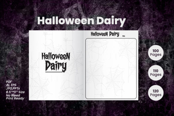 Dairy for Halloween Books: KDP Interiors That Actually Sell
