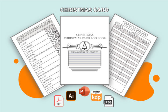 KDP Interiors Christmas Log Book: Editable Holiday Organizer