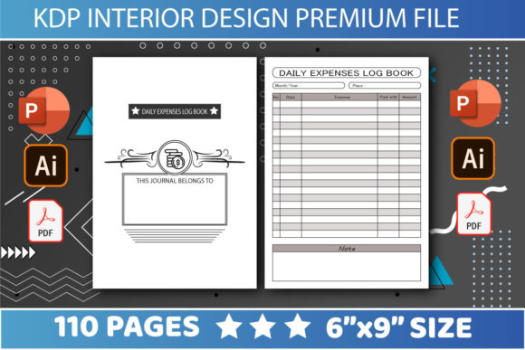KDP Interiors Daily Expense Log Book: A Practical Resource for Financial Tracking and Low-Content Publishing