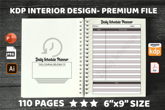KDP Interiors Daily Schedule Planner: Optimizing Workflow with De-Team 1