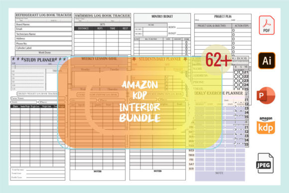 KDP Interiors Journal Bundle: Streamline Your Log Books