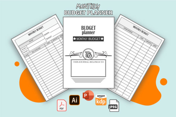 KDP Interiors Monthly Budget Planner: Streamlining Organization for Professionals and Publishers