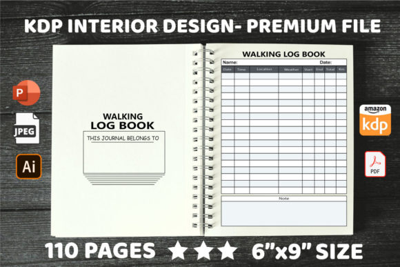 KDP Interiors Walking Log Book Tracker: Strategic Development for Low-Content Publishers