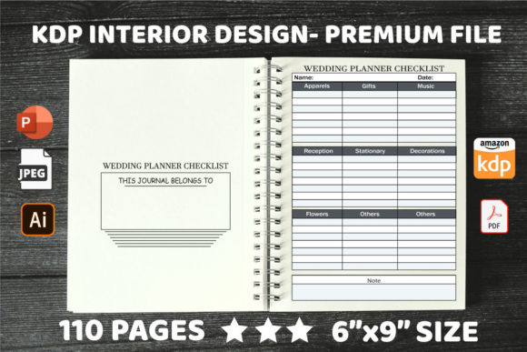 KDP Interiors Wedding Planner Checklist: Designing for the Modern Self-Publisher