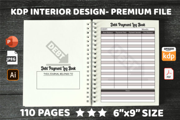 Mastering Financial Organization with the KDP Interiors Debt Payment Log Book