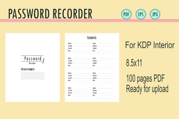 Password Recorder for KDP Interiors: Practical Applications and Design Considerations